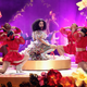 Cardi B performs onstage during the 2018 American Music Awards.